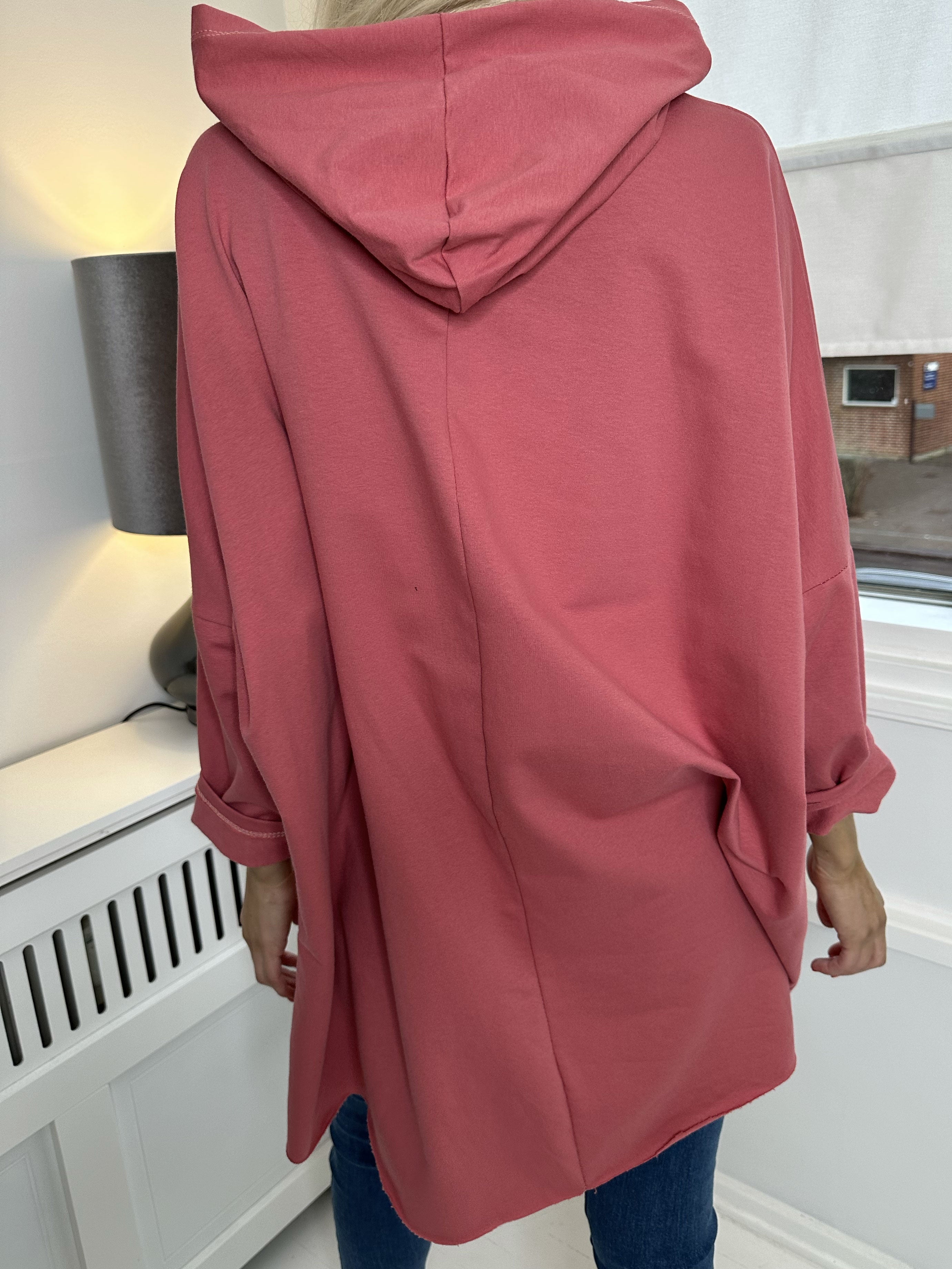 Rock - Cool hoodie klänning med text